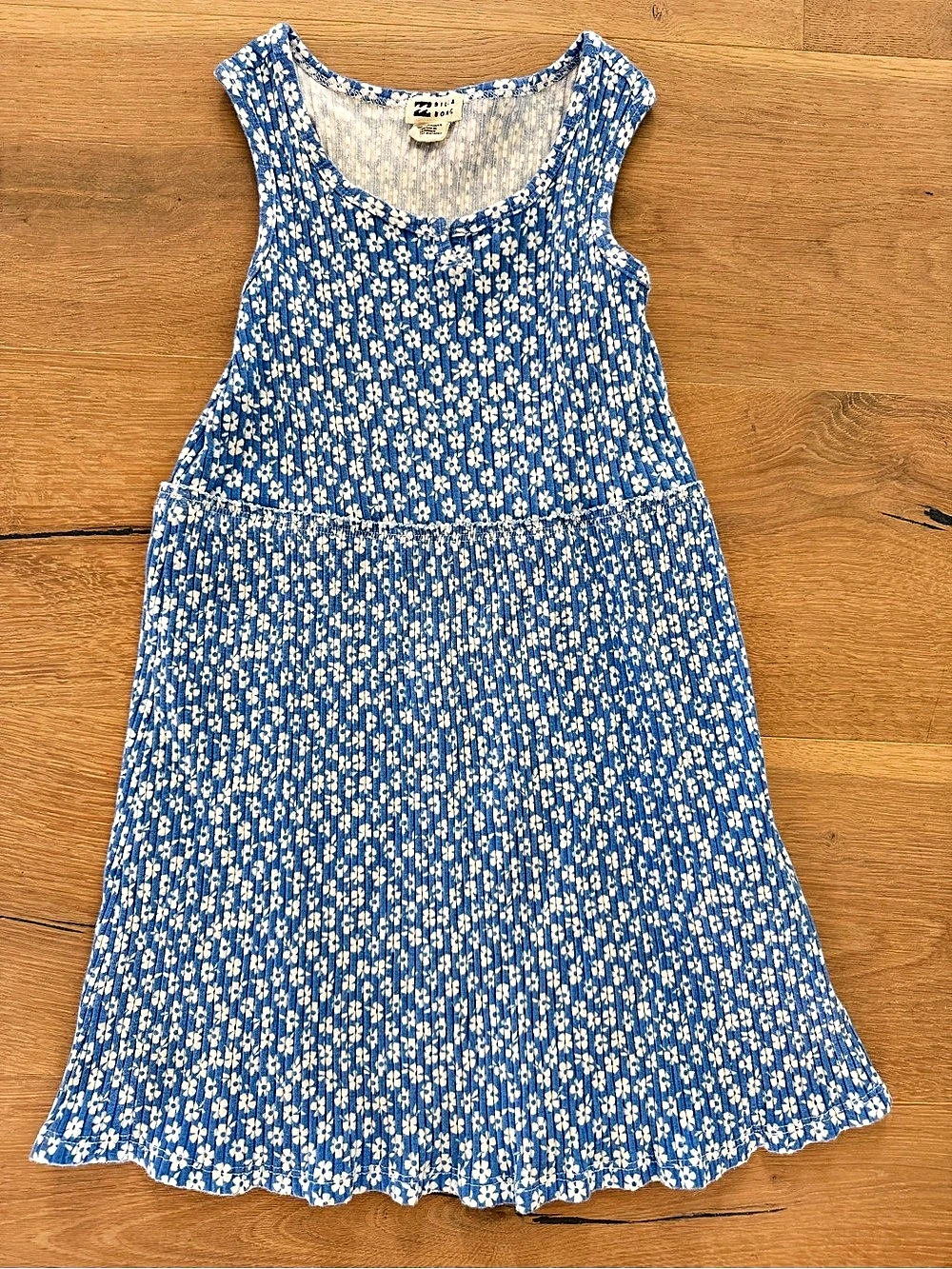 Billabong Floral Dress in Blue & White Size XS Like New